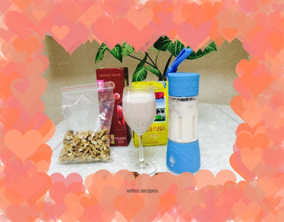 Walnut kernel milk juice