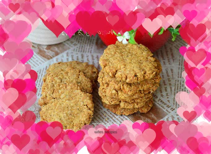 Savory Oatmeal Almond Cookies