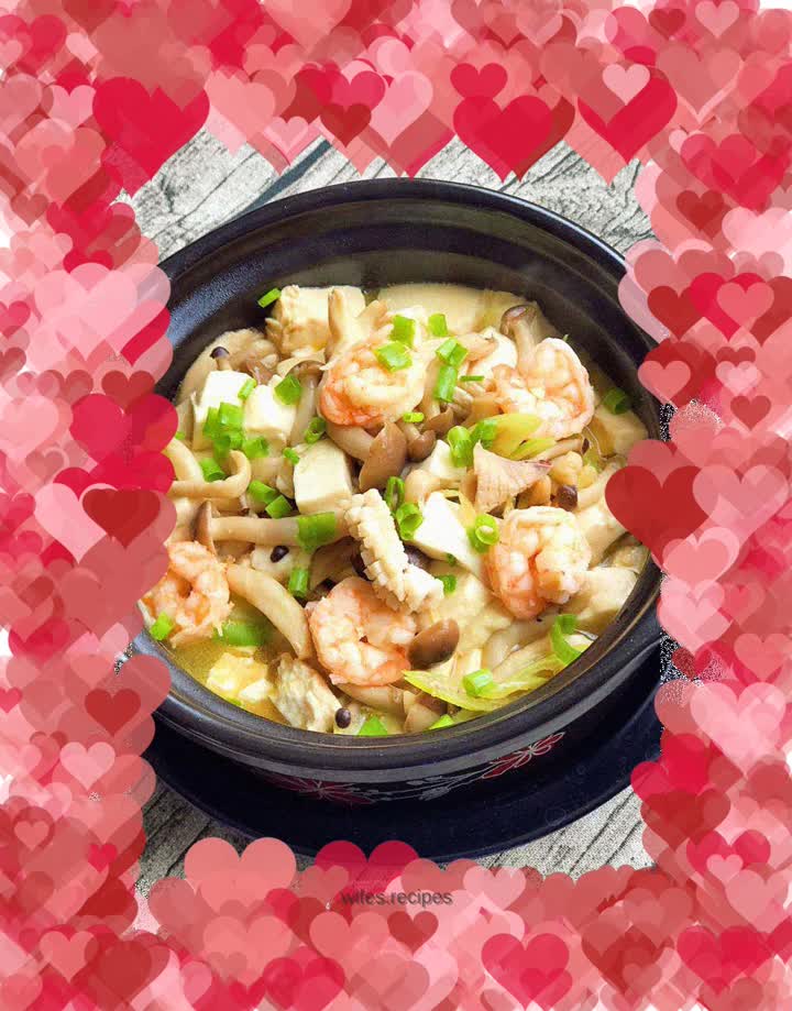 Three Fresh Tofu Pot