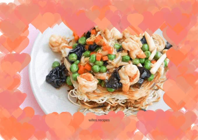 Assorted shrimps with yellow both sides