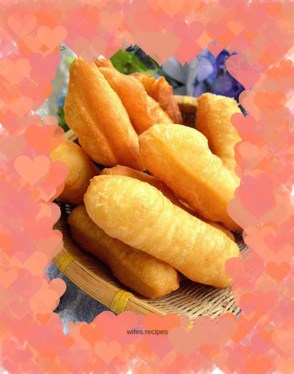 Homemade fried dough sticks