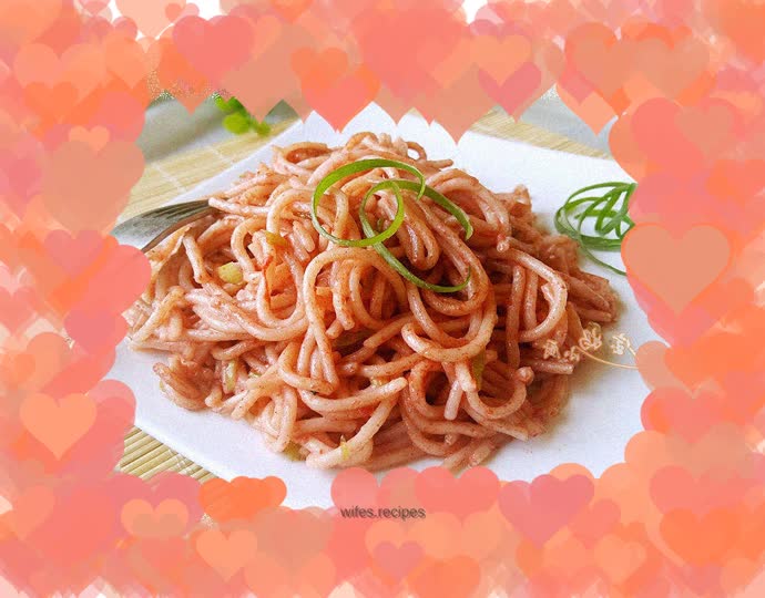 Green onion fermented bean curd noodles