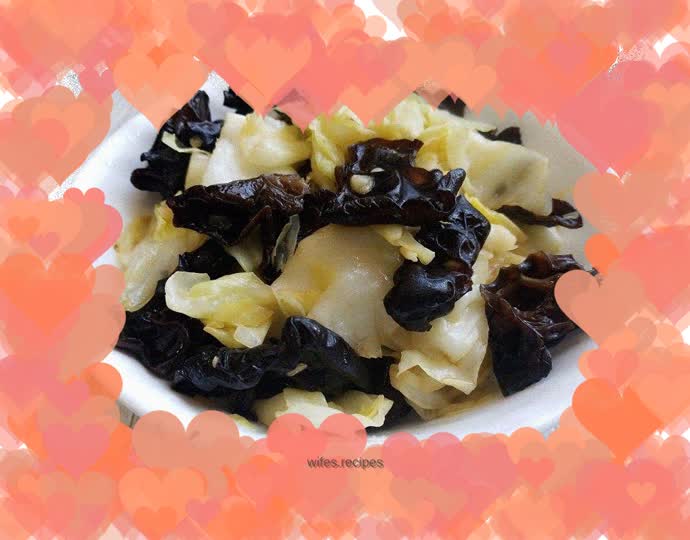 Stir-fried Cabbage with Fungus