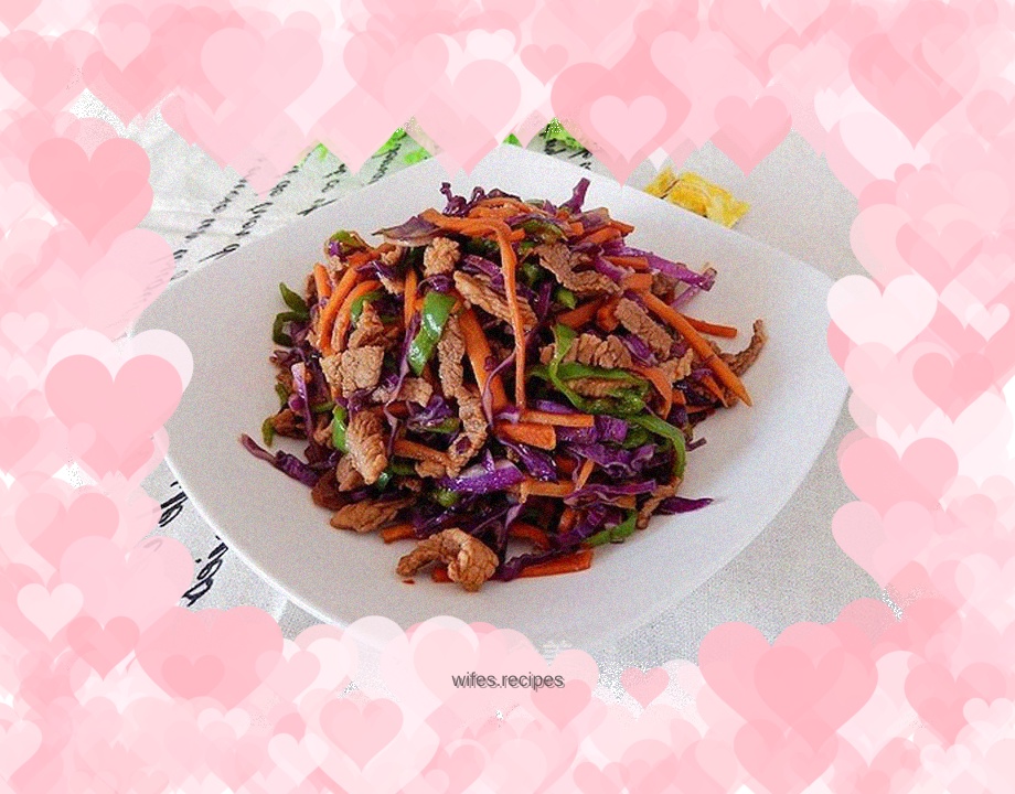 Colorful stir-fries