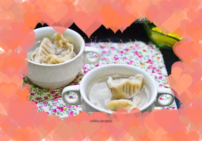 Pork and radish dumplings