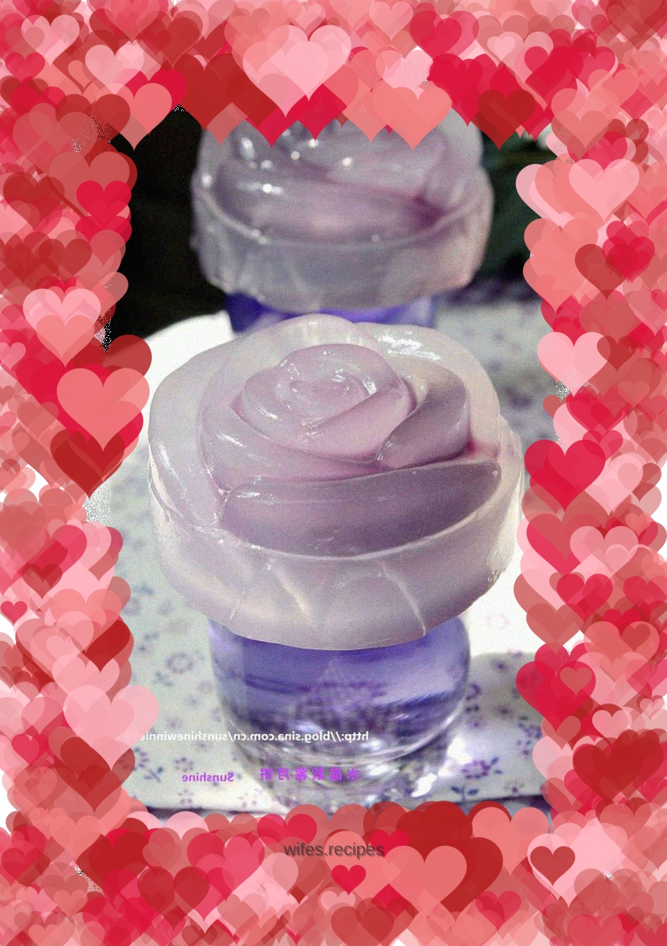 Crystal clear mooncake-----Crystal Purple Sweet Potato Mooncake