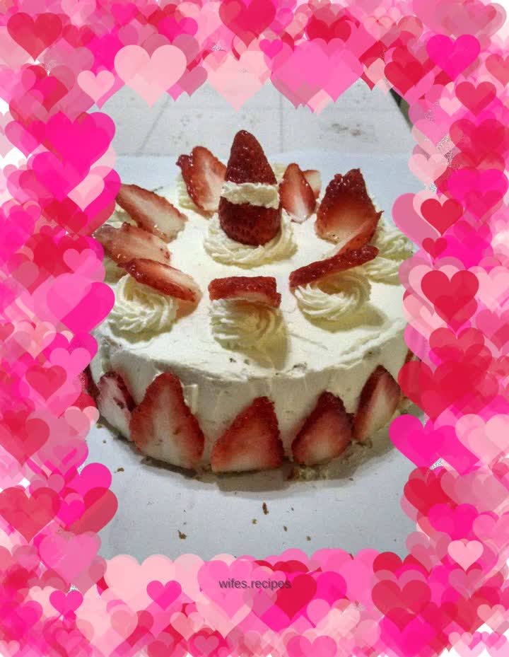 Eight-inch birthday cake