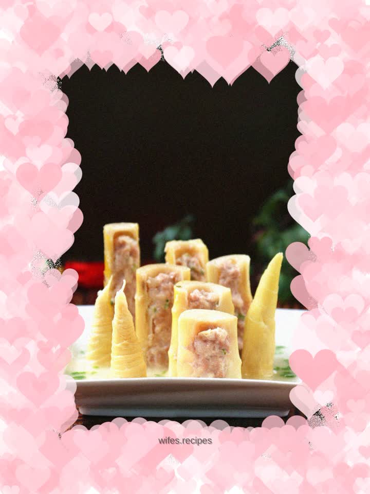 【Shanghai】Bamboo shoots stuffed with meat