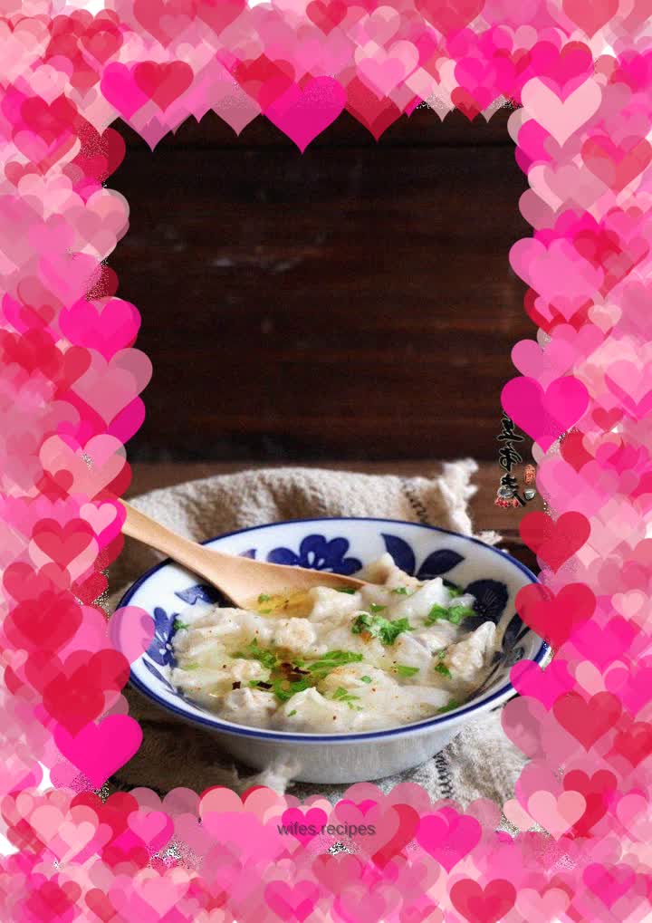 Mushroom stuffed meat wontons