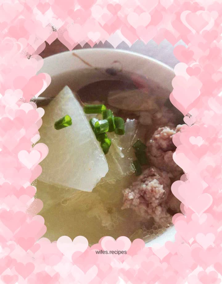 Minced Pork and Winter Melon Soup