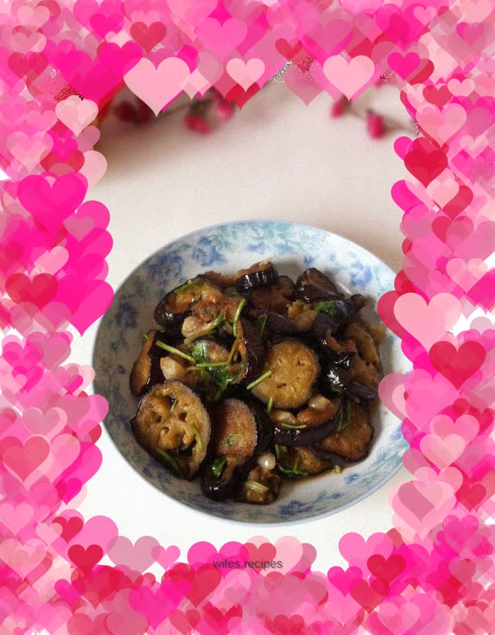 Fuel-saving version of roasted eggplant