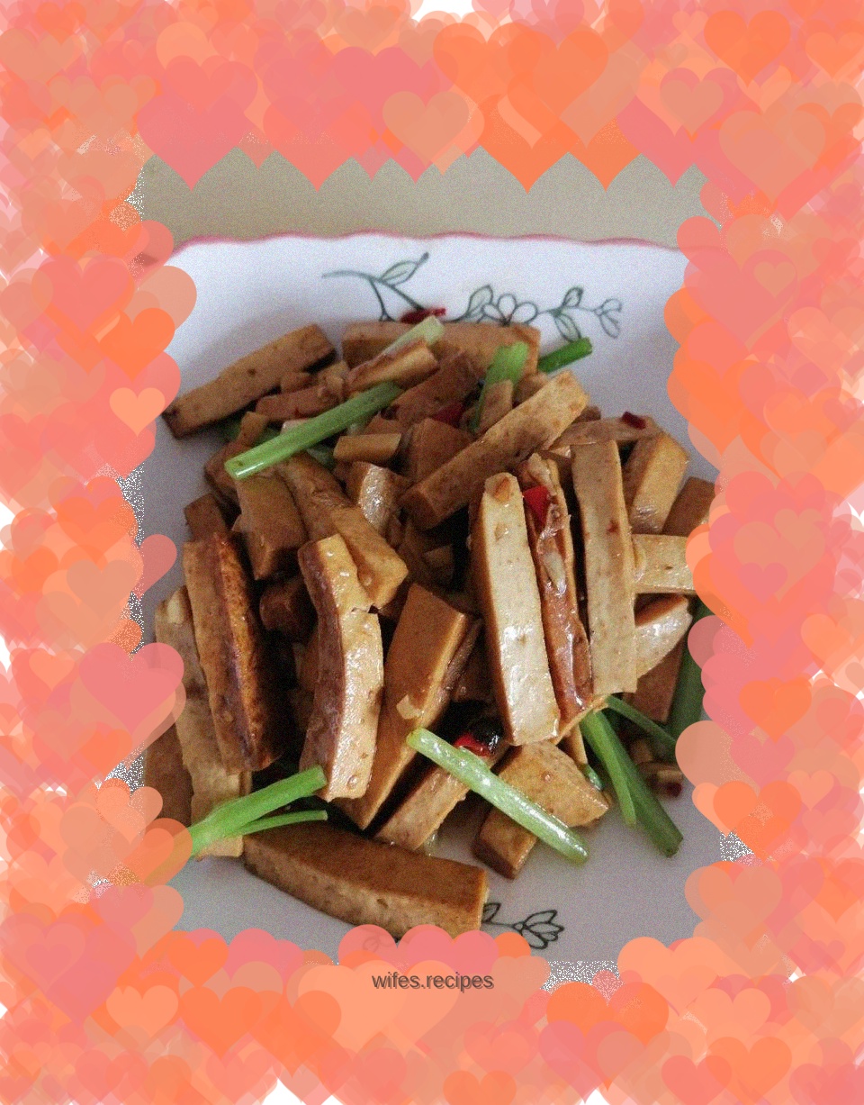 Stir-fried dried celery