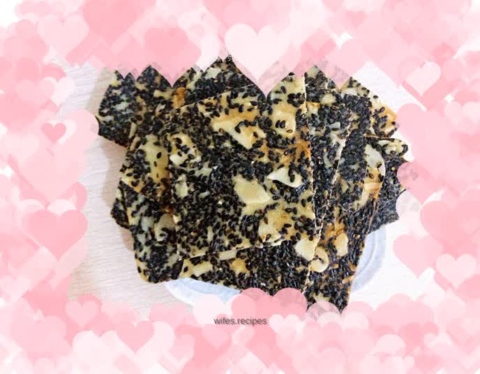 Black sesame almond meringue