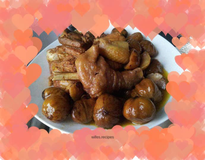 Sesame Oil Chestnut Chicken