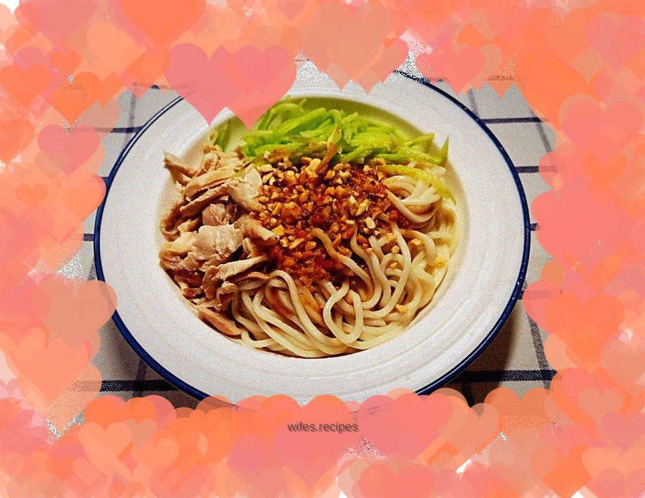 Shredded Chicken Cold Noodles