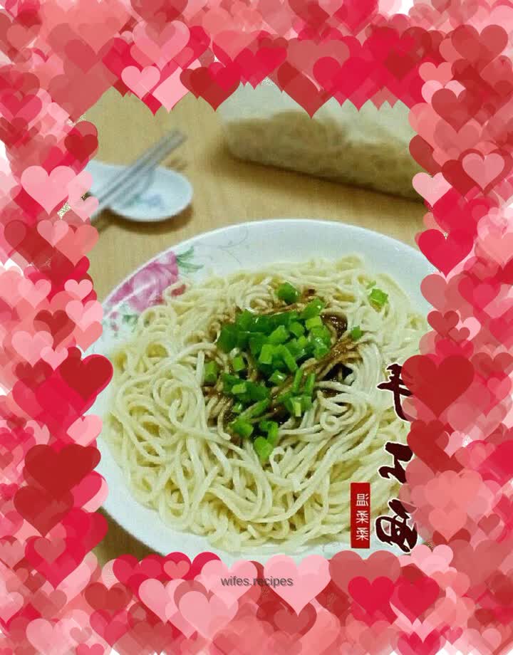 Handmade egg noodles