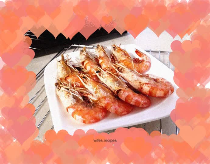 Salt grilled shrimp
