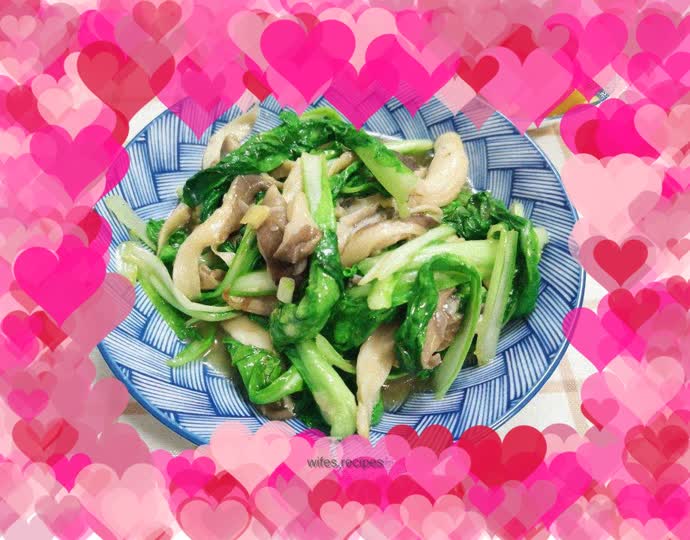 Stir-fried vegetables with oyster mushrooms