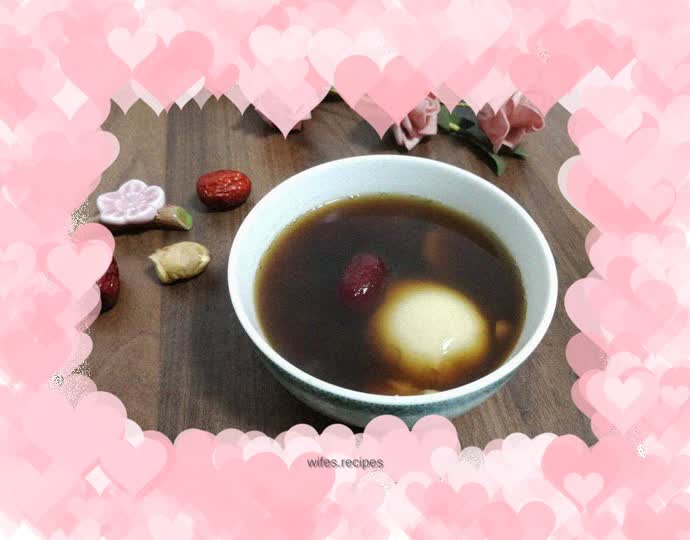 Ginger, Date, Egg, Brown Sugar Tea