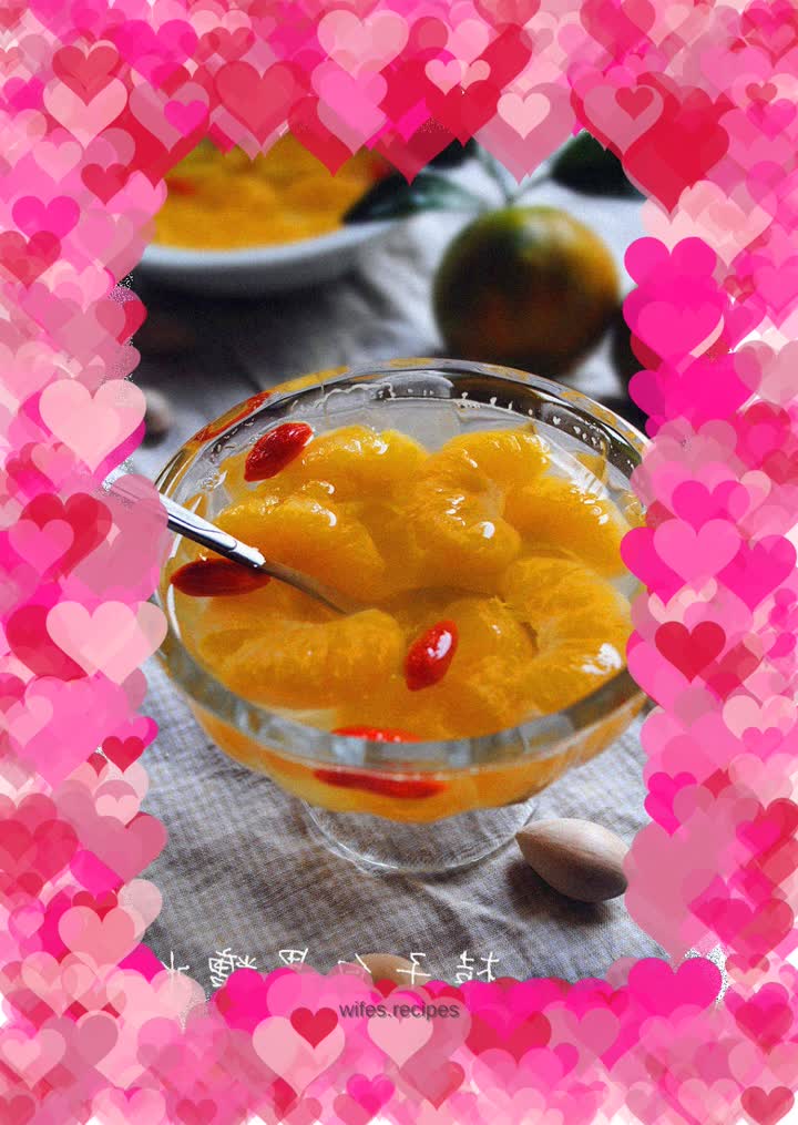 Orange and Ginkgo Sugar Water