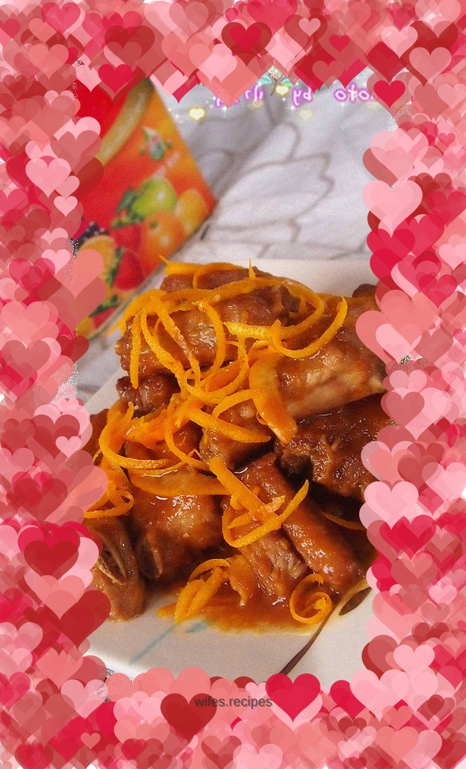 Pork Ribs with Orange Sauce