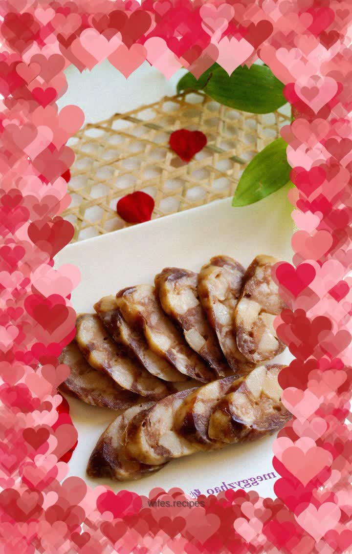 Homemade pork sausage