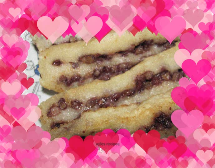 Double layer red bean rice cake
