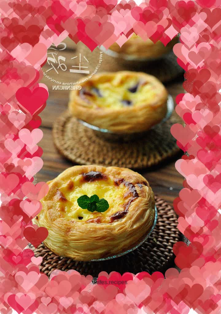 Purple Sweet Potato Egg Tart