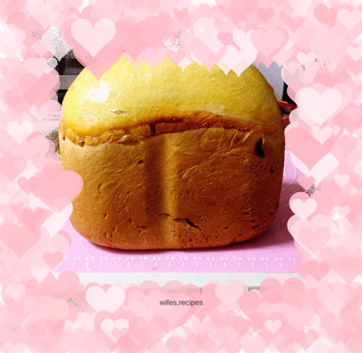 Raisin toast bread machine version