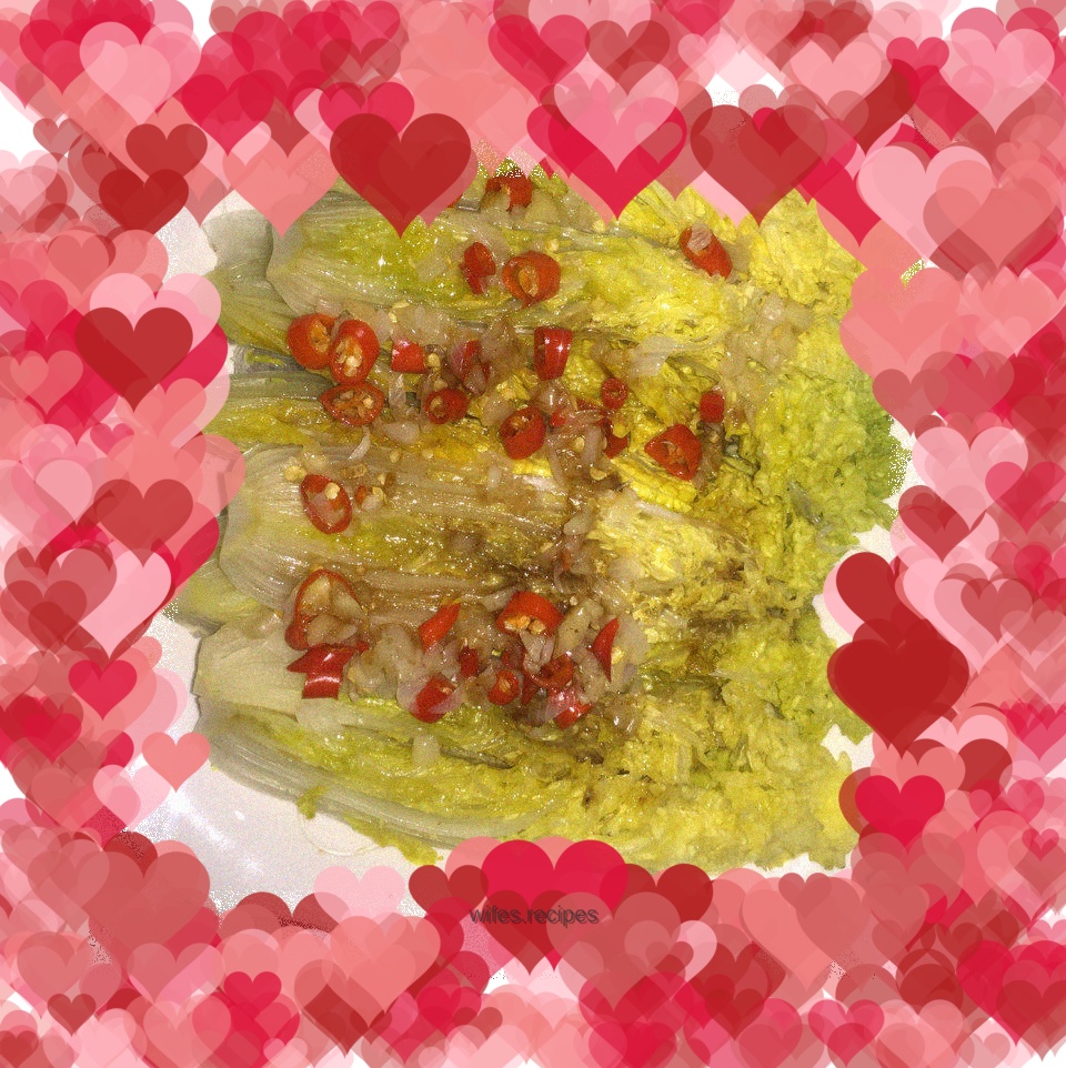 Steamed Vermicelli with Baby Cabbage