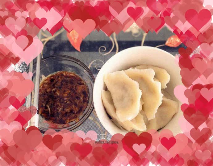 Pork and celery dumplings