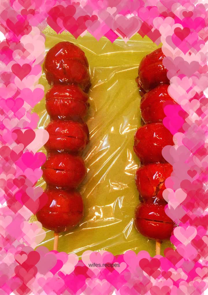 Sugar-coated haws