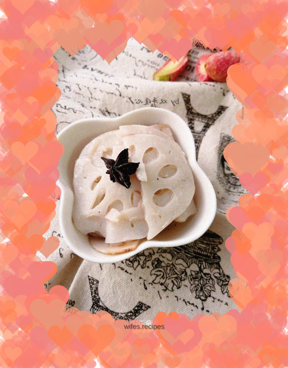 Five-spice lotus root slices