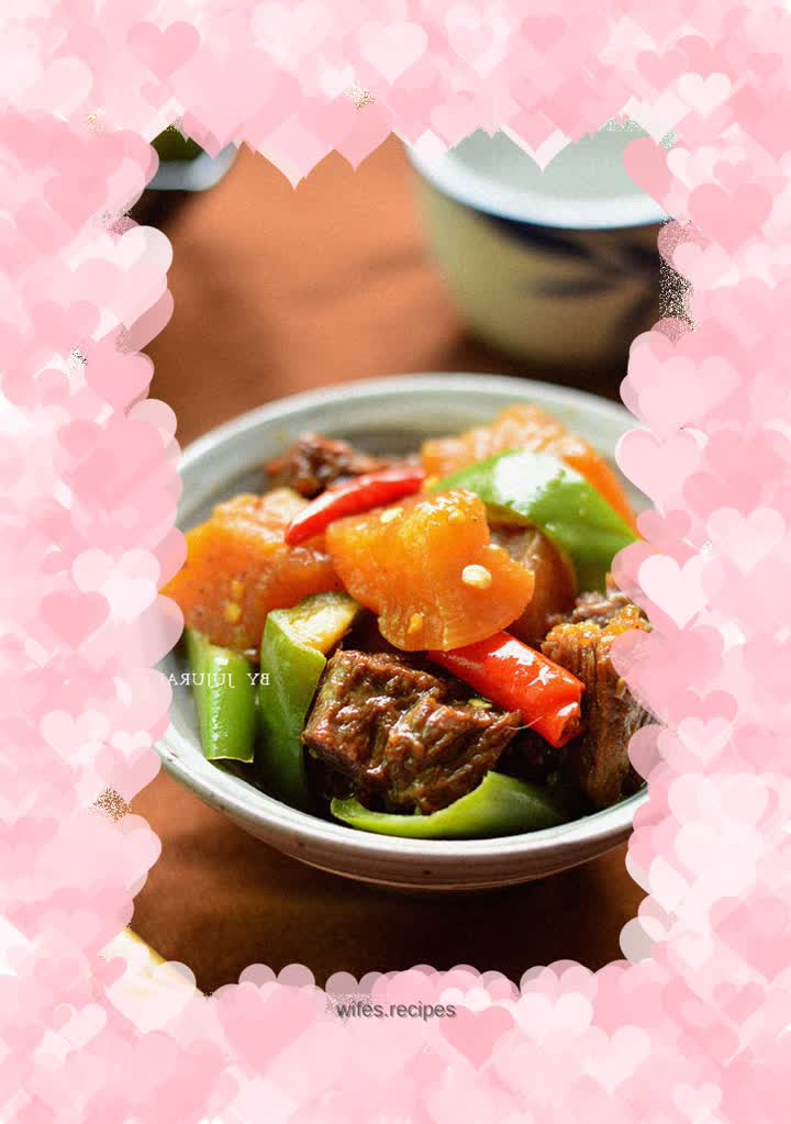 Beef brisket stewed with radish