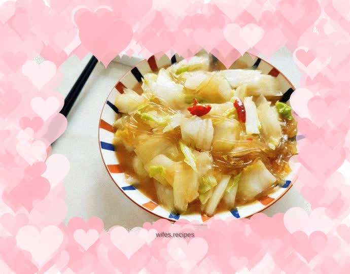 Stir-fried cabbage with vermicelli