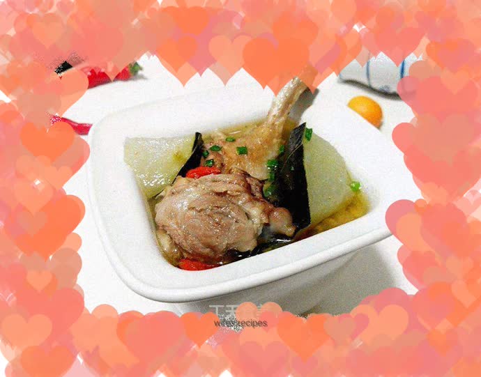 Braised Duck with Winter Melon