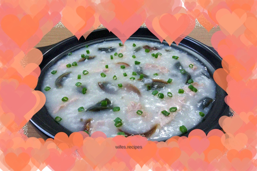 Preserved egg and lean meat porridge