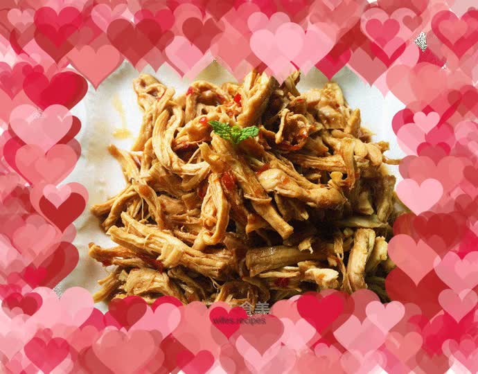 Shredded chicken