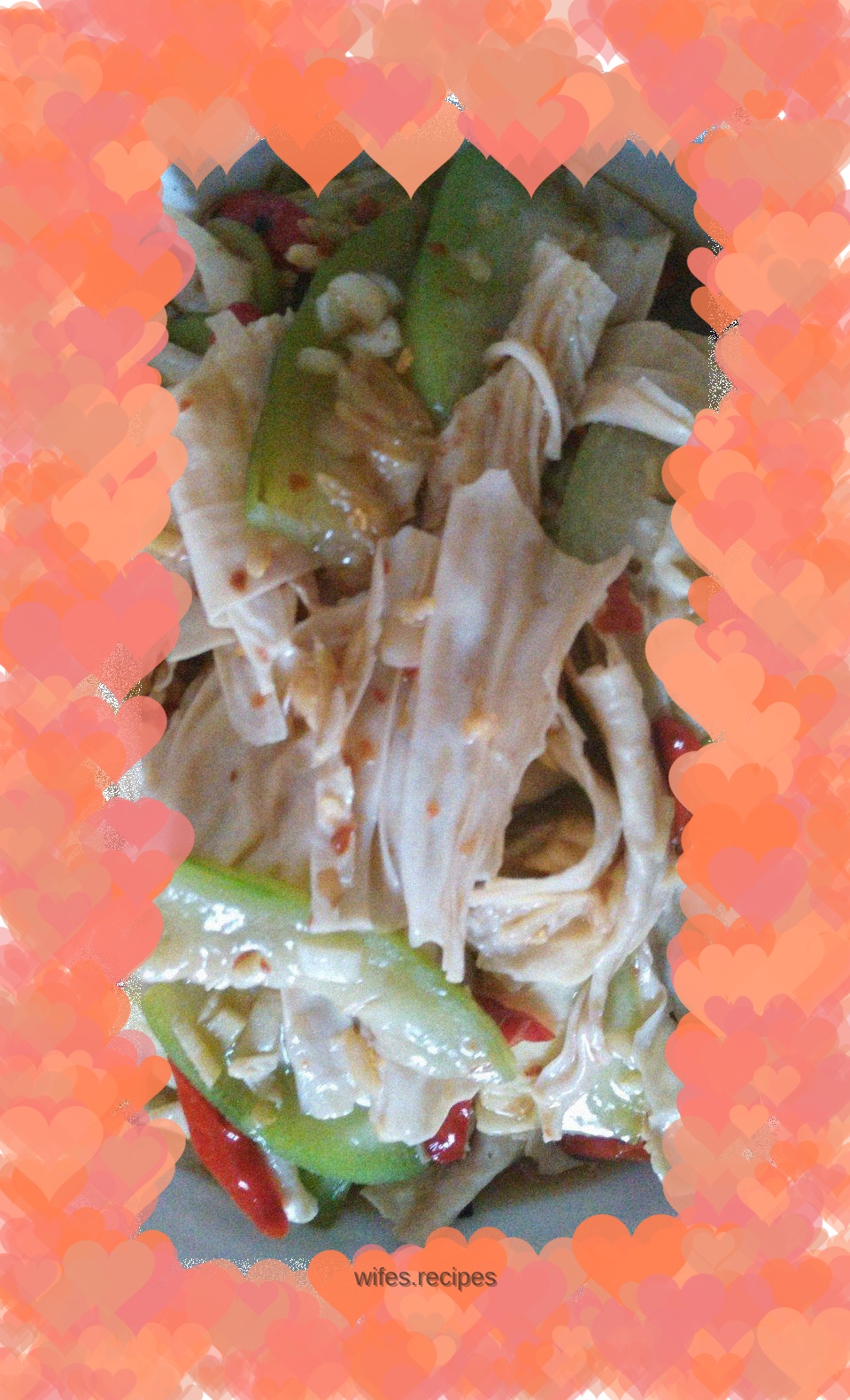 Stir-fried bean curd with loofah