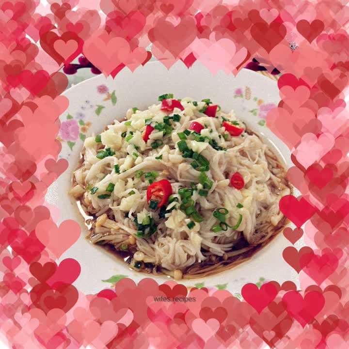 Cold Enoki Mushrooms