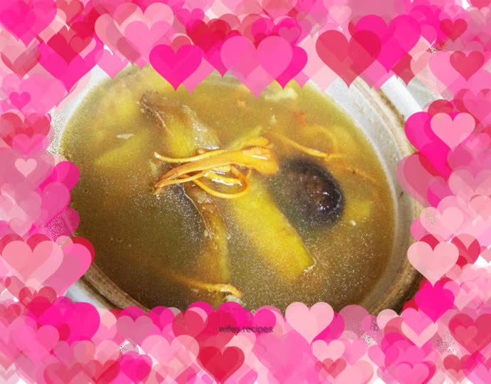 Kudzu, Polygonatum odoratum, Mushroom and Polygonatum odorifera Stewed Chicken Soup