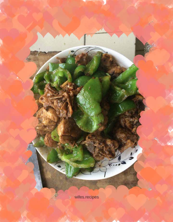 Fried Chicken Steak with Green Pepper