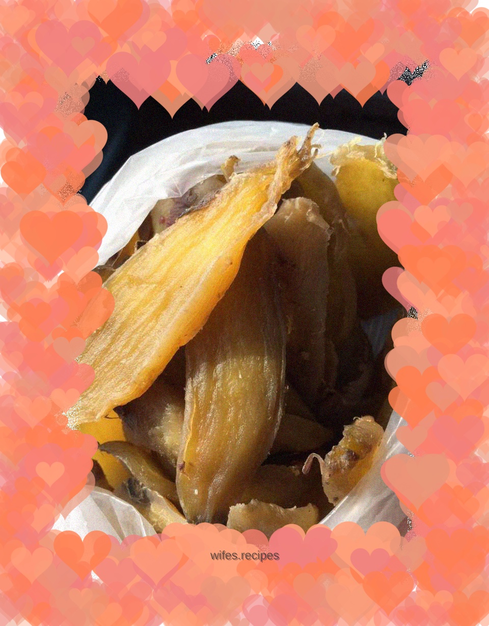 Dried sweet potatoes