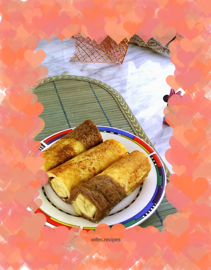 Banana toast roll