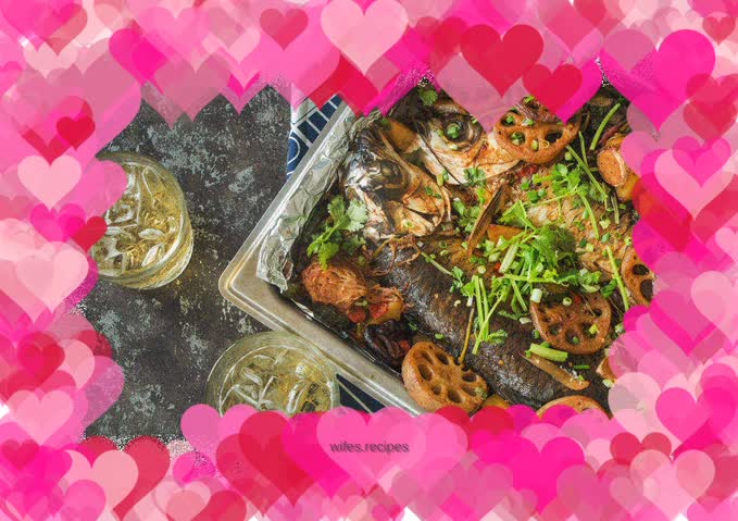 Spicy grilled fish with weird eyes