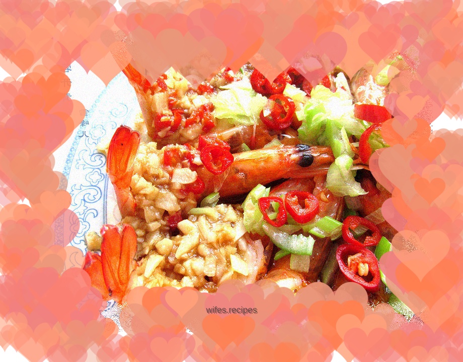 Garlic prawns