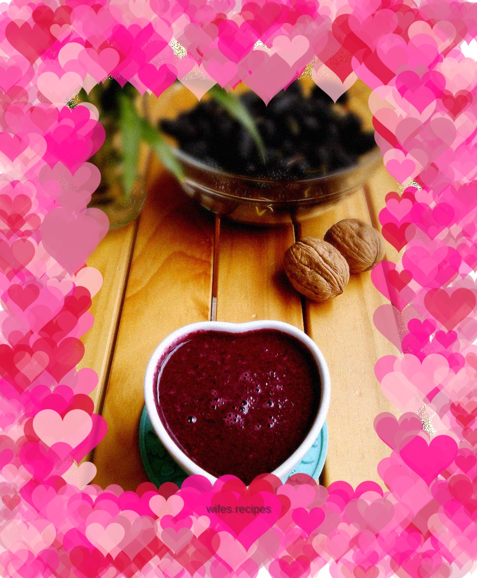 Mulberry walnut juice