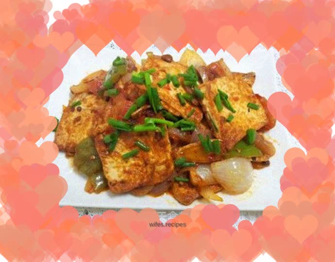 Twice-cooked tofu