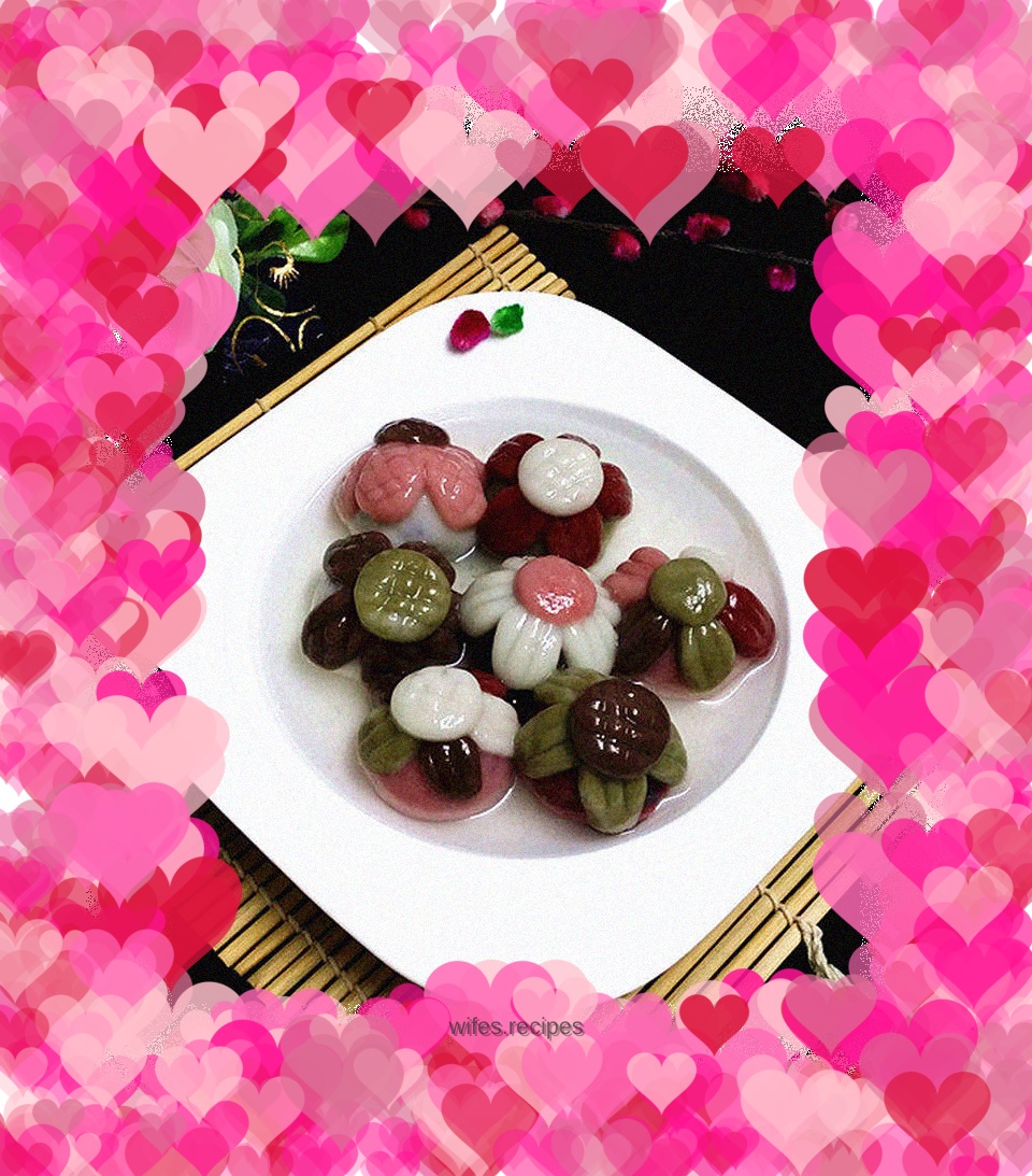 Fancy glutinous rice balls