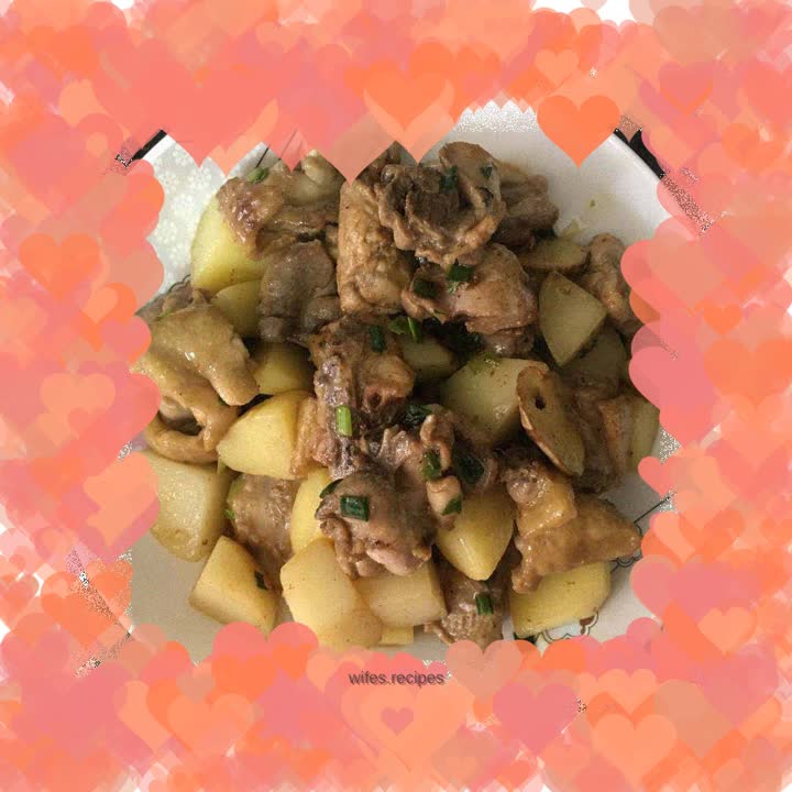 Stir-fried local chicken with fermented bean curd and potatoes